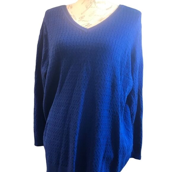 Laura Scott  blue sweater 24/26 - Picture 2 of 12